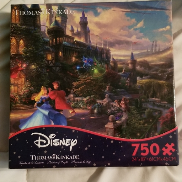 NEW CEACO THOMAS KINCAID THE DISNEY COLLECTION SLEEPING BEAUTY ENCHANTING - Picture 4 of 7